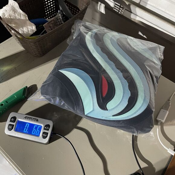 Adidas Authentic Seattle Kraken NHL Jersey Black Blue Back Size 50 New With Tags - Picture 8 of 8